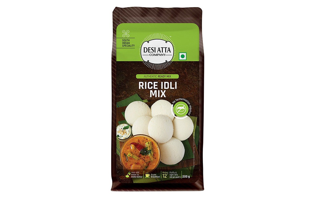 Desi Atta Rice Idli Mix    Pack  200 grams
